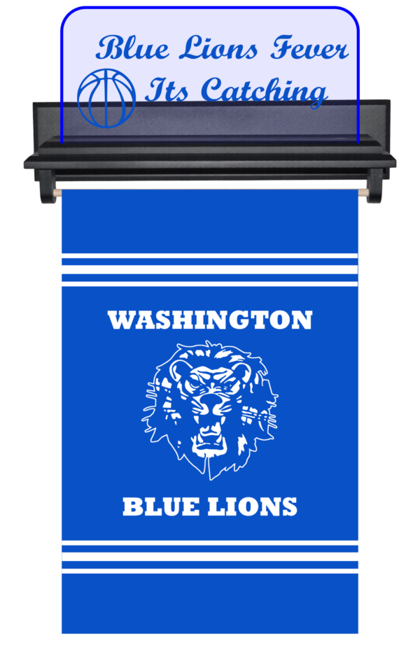 Washington Blue Lions custom LED sign design