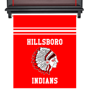 Hillsboro Indians custom LED sign design