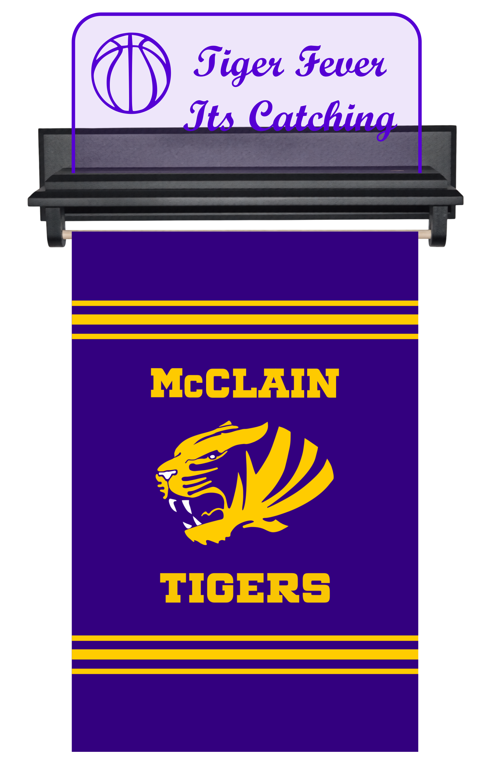 McClain Tigers custom LED sign design