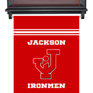 Jackson Ironmen custom LED sign design